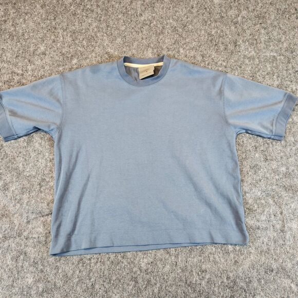 Amongst Others T Shirt Men XL Blue Drop Shoulder Boxy Baggy Tee Knit LOT 3 READ - Picture 1 of 16